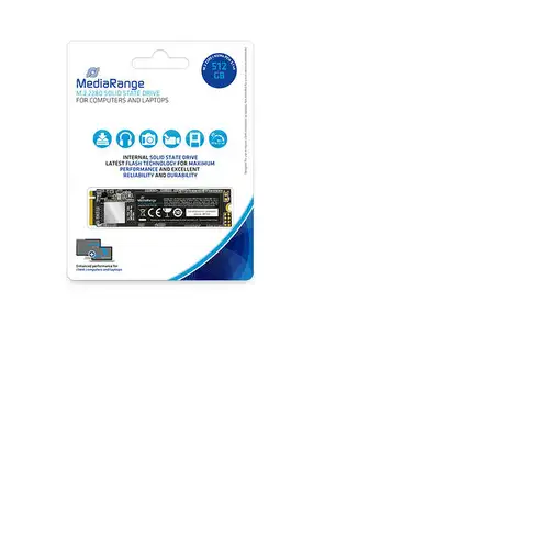 MediaRange MR1032 unidad de estado sólido 512 GB M.2 PCI Express 3.1 NVMe 3D TLC N