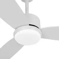 Fabrilamp Genil ventilador de techo blanco, 3 aspas, 132 cm, led y mando Fabrilamp Genil ventilador de techo blanco, 3 aspas, 132 cm, led y mando