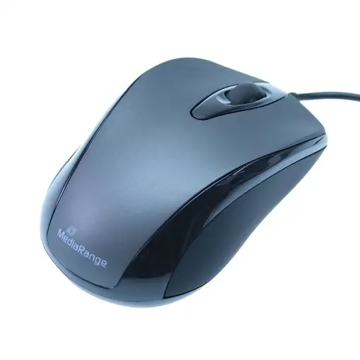 MediaRange MROS201 ratón Oficina Ambidextro USB tipo A Óptico 1000 DPI
