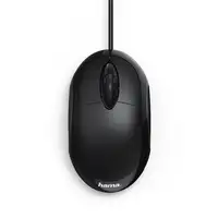 Hama | Ratón MC-100 con Cable Negro