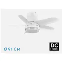 Fabrilamp 207991501 ventilador Blanco