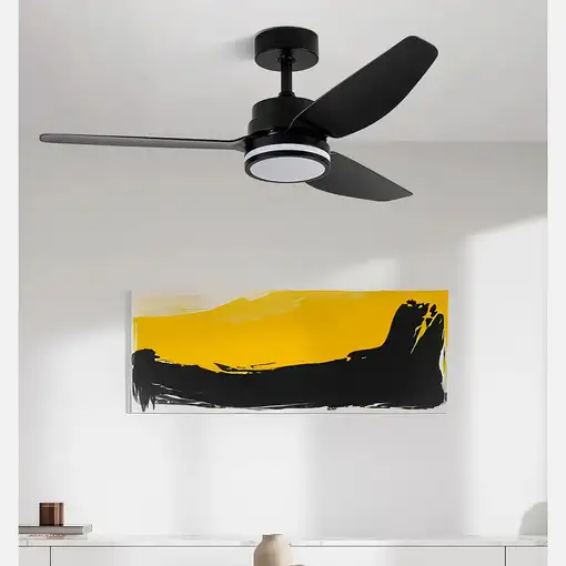 Ventiladores techo Negro FABRILAMP