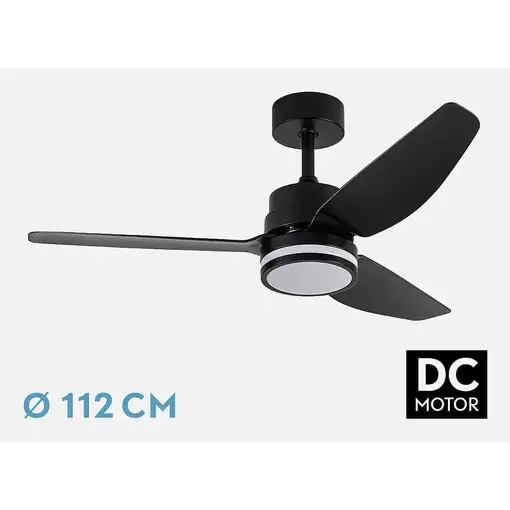 Ventiladores techo Negro FABRILAMP