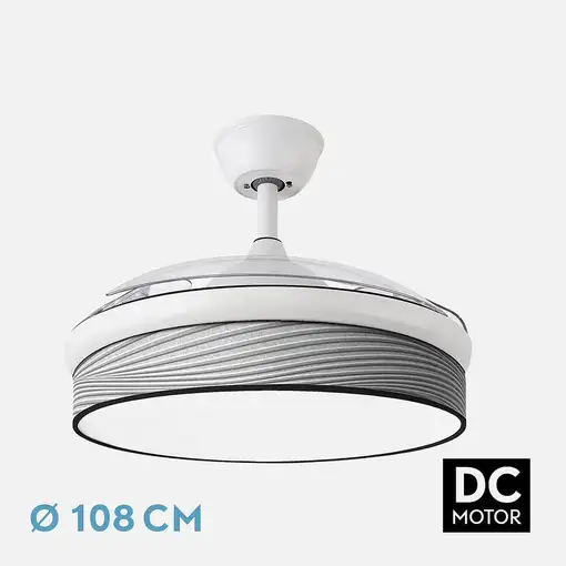 Ventiladores techo Gris FABRILAMP