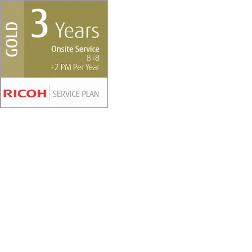 Ricoh Plan de Servicio Oro a 3 años (Producción de Volumen Medio)