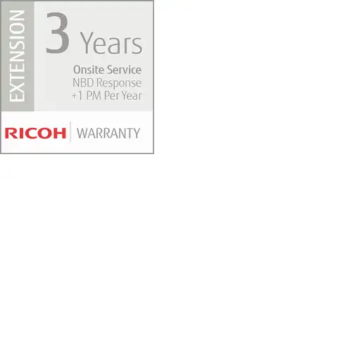 Ricoh Extensión de Garantía a 3 años (Producción de Volumen Medio)
