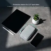 TooQ Estuche Protector para Caja Externa de 2.5”, Gris