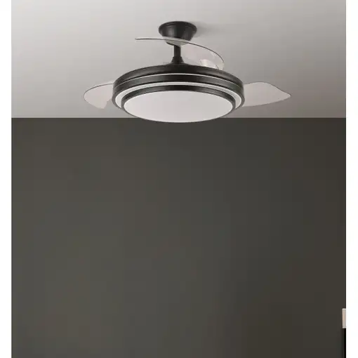 Ventiladores techo Negro FABRILAMP