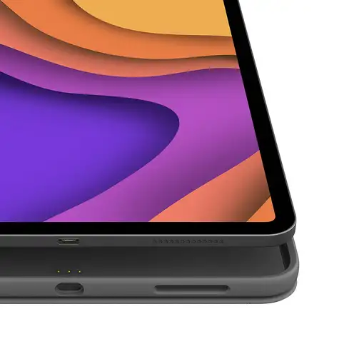 Logitech Folio Touch QWERTY Español Smart Connector Gris