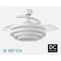 Ventiladores techo Blanco FABRILAMP Ventiladores techo Blanco FABRILAMP