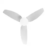 ventilador de techo Borax blanco Led 20W con 3 aspas FABRILAMP ventilador de techo Borax blanco Led 20W con 3 aspas FABRILAMP