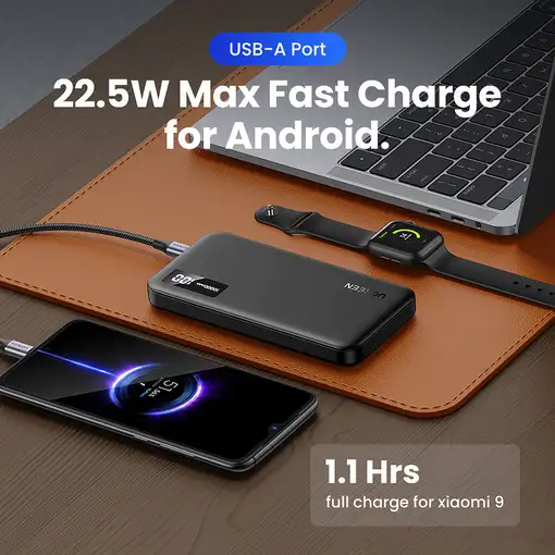 Ugreen 25742 batería externa Ión de litio 10000 mAh Negro