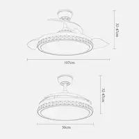 Ventiladores techo Níquel FABRILAMP Ventiladores techo Níquel FABRILAMP