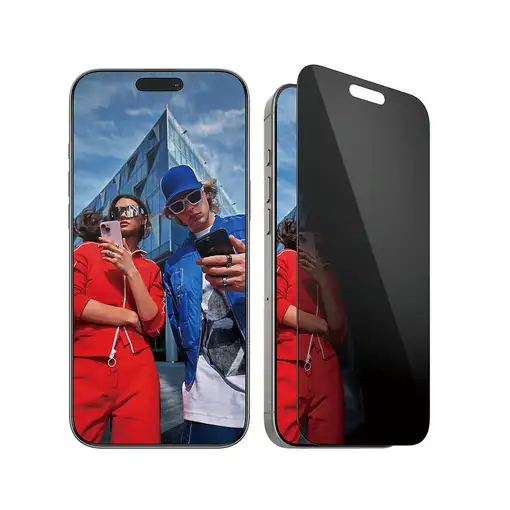 PanzerGlass ® Privacy Screen Protector iPhone 16 Pro Max | Ultra-Wide Fit Protecto