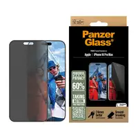 PanzerGlass ® Privacy Screen Protector iPhone 16 Pro Max | Ultra-Wide Fit Protecto
