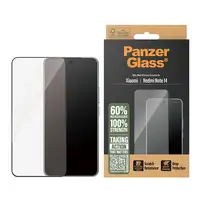 PanzerGlass ® Screen Protector w. Black Frame Xiaomi Redmi Note 14 | Ultra-Wide Fi