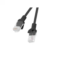 Lanberg PCU6-10CC-0050-BK cable de red Negro 0,5 m Cat6 U/UTP (UTP)