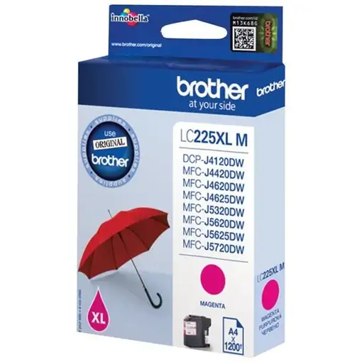 Brother LC225XLMBP cartucho de tinta 1 pieza(s) Original Magenta