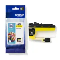 Brother LC424Y cartucho de tinta 1 pieza(s) Original Amarillo