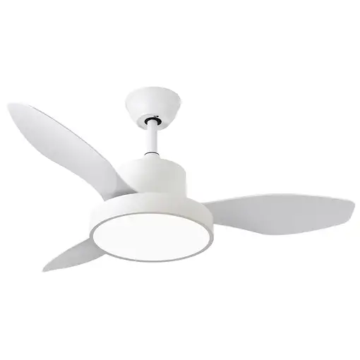 Fabrilamp Hayate blanco, 3 aspas, led y mando a distancia