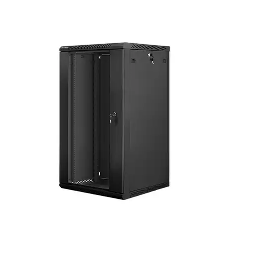 Lanberg WF01-6622-10B armario rack 22U Bastidor de pared Negro
