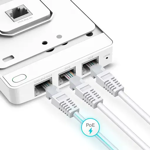 TP-Link Omada EAP615-WALL punto de acceso inalámbrico 1774 Mbit/s Blanco Energía s