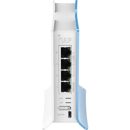 Mikrotik RB941-2ND-TC punto de acceso inalámbrico 300 Mbit/s Azul, Blanco