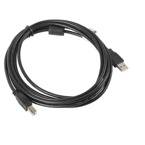 Lanberg CA-USBA-11CC-0030-BK cable USB USB 2.0 3 m USB B Negro