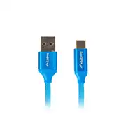 Lanberg CA-USBO-21CU-0010-BL cable USB USB 2.0 1 m USB A USB C Azul