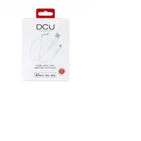 DCU Advance Tecnologic 34101290 cable de conector Lightning 1 m Blanco