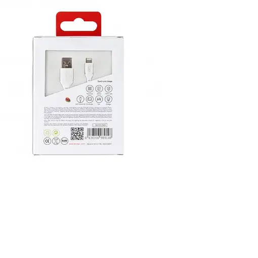 DCU Advance Tecnologic 34101290 cable de conector Lightning 1 m Blanco