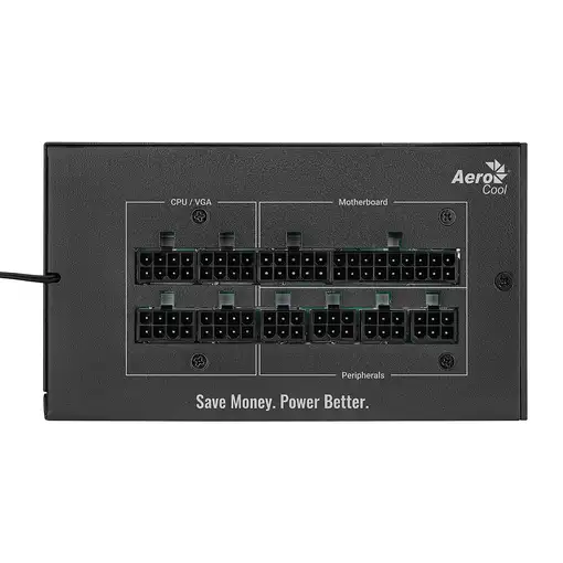 Aerocool MIRAGEGOLD 650W Fuente Alimentación PC Modular RGB 80 Plus Gold Condensad