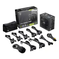 MSI MAG A1000GL PCIE5 unidad de fuente de alimentación 1000 W 24-pin ATX ATX Negro