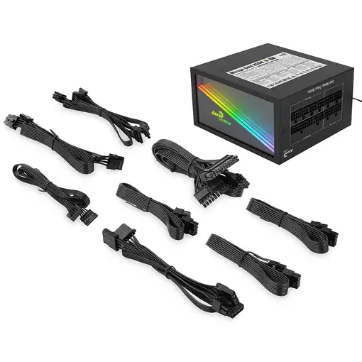 Aerocool MIRAGEGOLD 850W Fuente Alimentación PC Modular RGB 80 Plus Gold Condensad