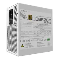 GIGABYTE UD850GM PG5W Fuente de Alimentación - PCIe 5.0, 80 PLUS Gold, Diseño tota