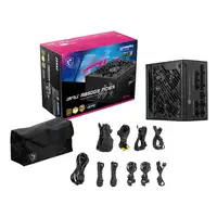 MSI MPG A850GS PCIE5 unidad de fuente de alimentación 850 W 24-pin ATX ATX Negro