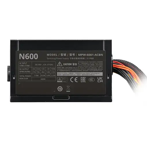 Cooler Master Elite NEX 230V 600 unidad de fuente de alimentación 600 W 24-pin ATX