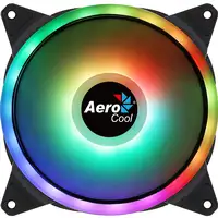 Aerocool DUO14 Ventilador PC 14cm ARGB LED Dual Ring Antivibración 6 Pines Negro
