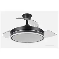 Ventiladores techo Negro FABRILAMP