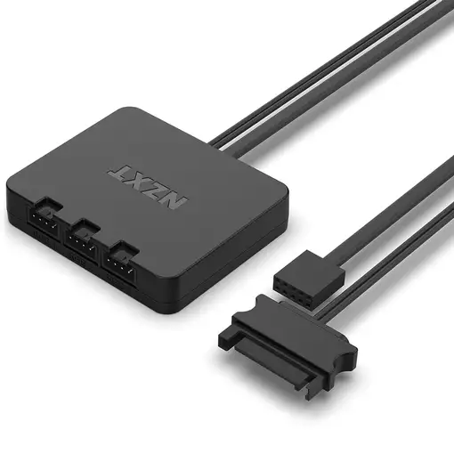 NZXT F140 RGB DUO Twin Pack Carcasa del ordenador Ventilador 14 cm Negro 2 pieza(s