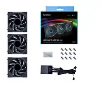 Lian Li UNI FAN TL LCD Carcasa del ordenador Ventilador 12 cm Negro