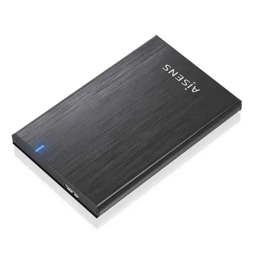 AISENS Caja externa 2.5\ ASE-2528B 9.5mm SATA a USB 3.0/USB3.1 Gen1, Negro