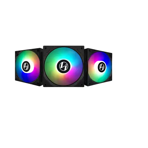 Lian Li ST120 Carcasa del ordenador Ventilador 12 cm Negro 3 pieza(s)