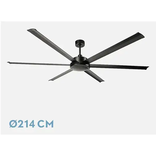 Ventiladores techo Negro FABRILAMP