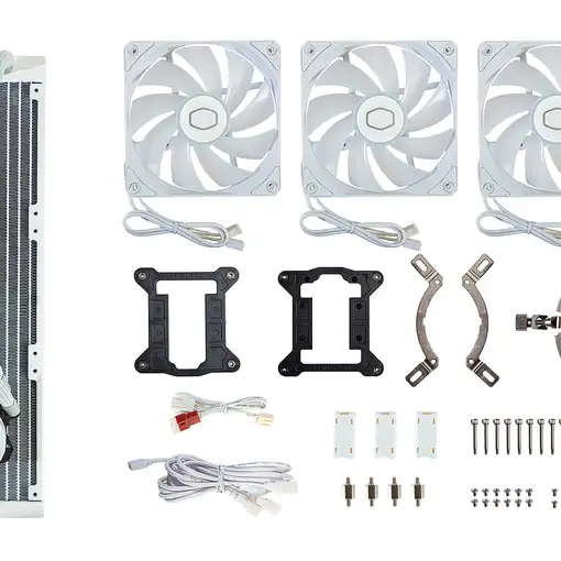 Cooler Master MasterLiquid 360L Core ARGB White Procesador Kit de refrigeración lí