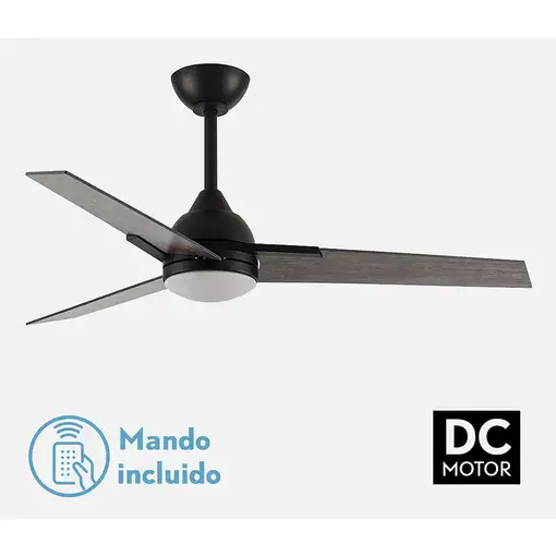 Ventiladores techo Negro FABRILAMP