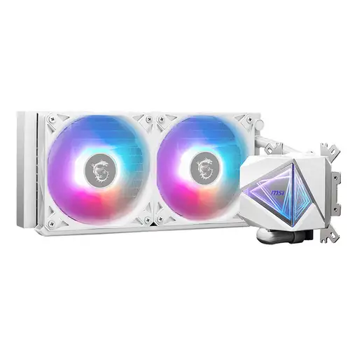 MSI MAG Coreliquid I240 Procesador Kit de refrigeración líquida 12 cm Blanco 1 pie