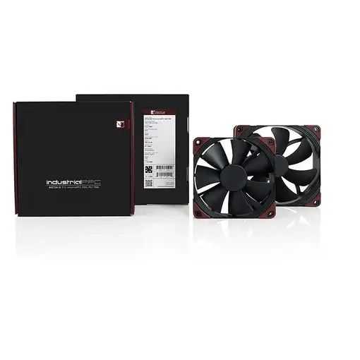 Noctua NF-F12 industrialPPC-2000 PWM Carcasa del ordenador Ventilador 12 cm Negro,