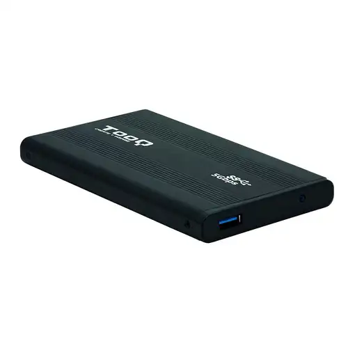 TooQ TQE-2524B caja para disco duro externo Caja de disco duro (HDD) Negro 2.5\