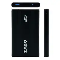 TooQ TQE-2524B caja para disco duro externo Caja de disco duro (HDD) Negro 2.5\